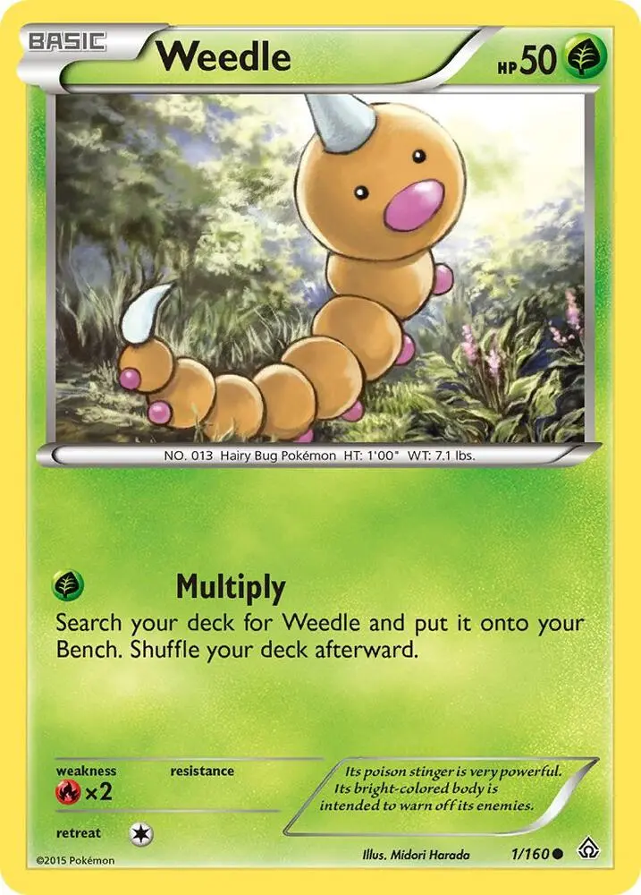 Weedle, Primal Clash 1/160