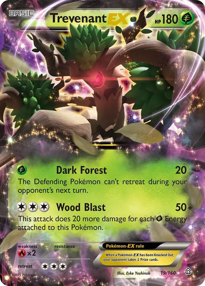Trevenant EX, Primal Clash 19/160