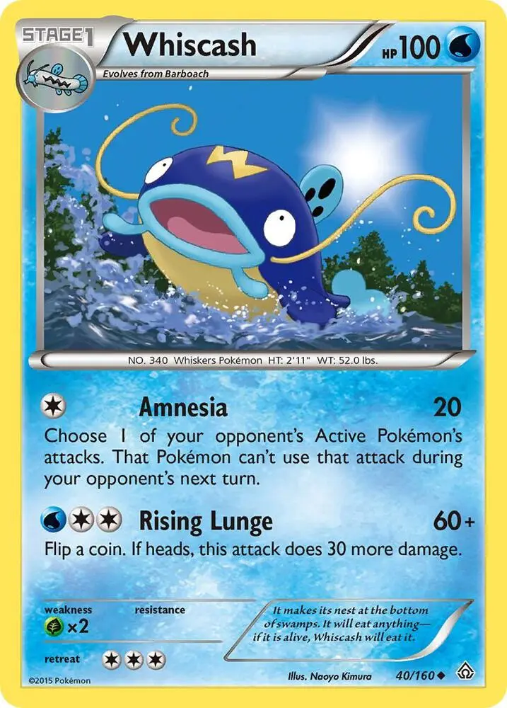 Whiscash, Primal Clash 40/160