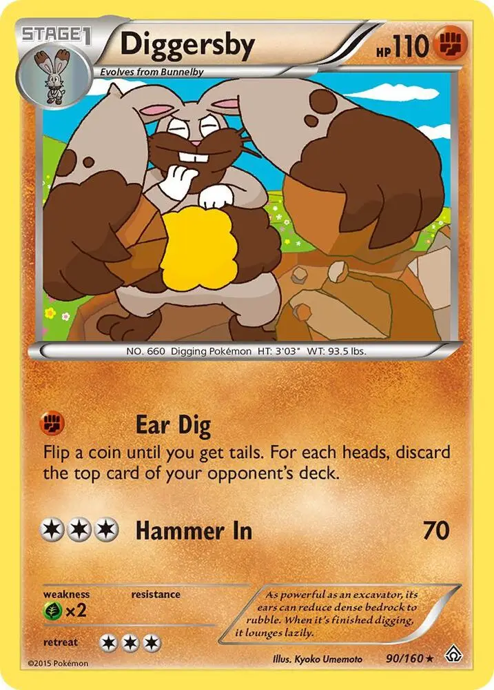 Diggersby, Primal Clash 90/160