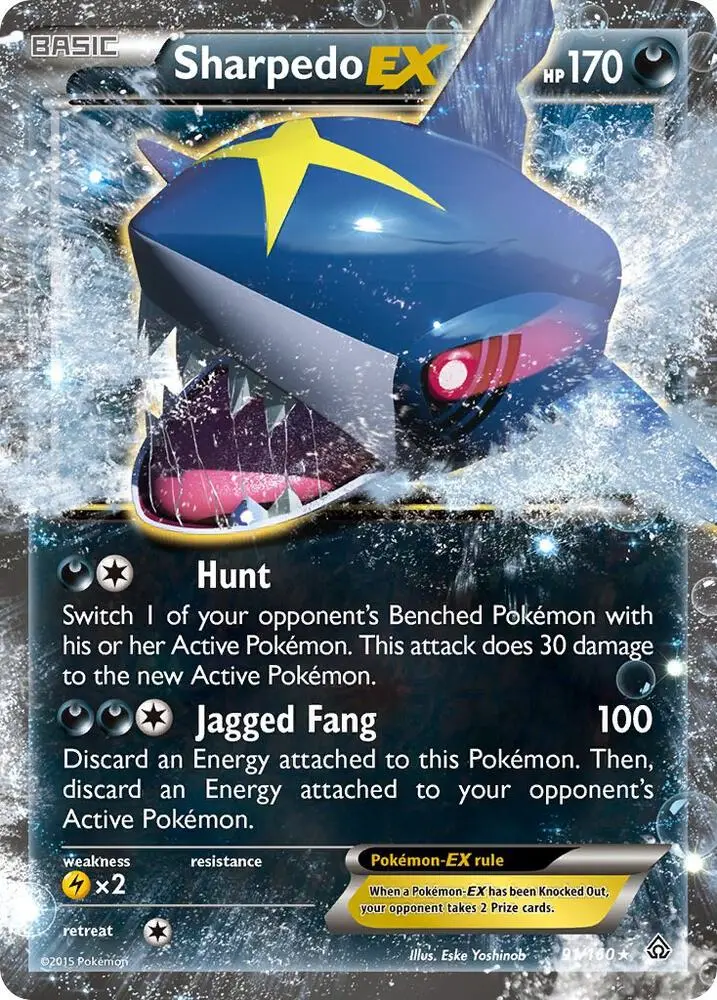 Sharpedo EX, Primal Clash 91/160