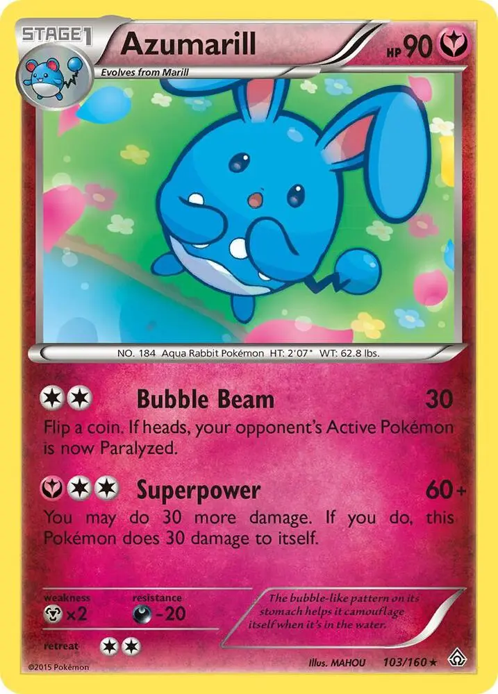 Azumarill, Primal Clash 103/160