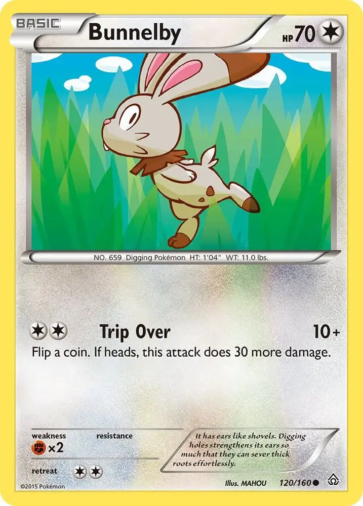 Bunnelby, Primal Clash 120/160
