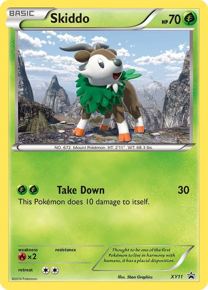 Skiddo, XY Black Star Promos XY11/211