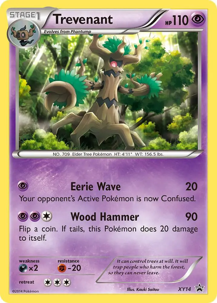 Trevenant, XY Black Star Promos XY14/211