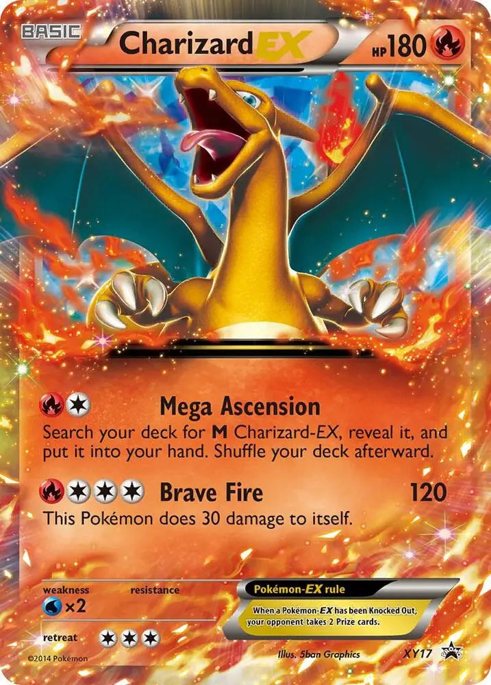 Charizard EX, XY Black Star Promos XY17/211