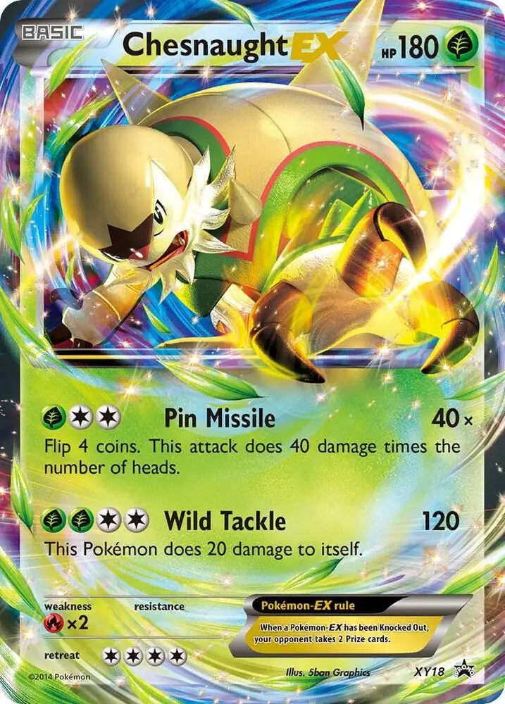 Chesnaught EX, XY Black Star Promos XY18/211