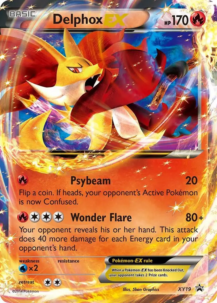 Delphox EX, XY Black Star Promos XY19/211