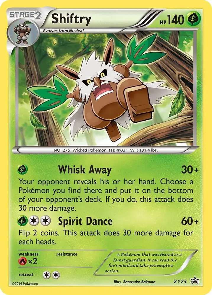 Shiftry, XY Black Star Promos XY23/211