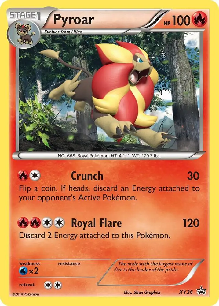 Pyroar, XY Black Star Promos XY26/211