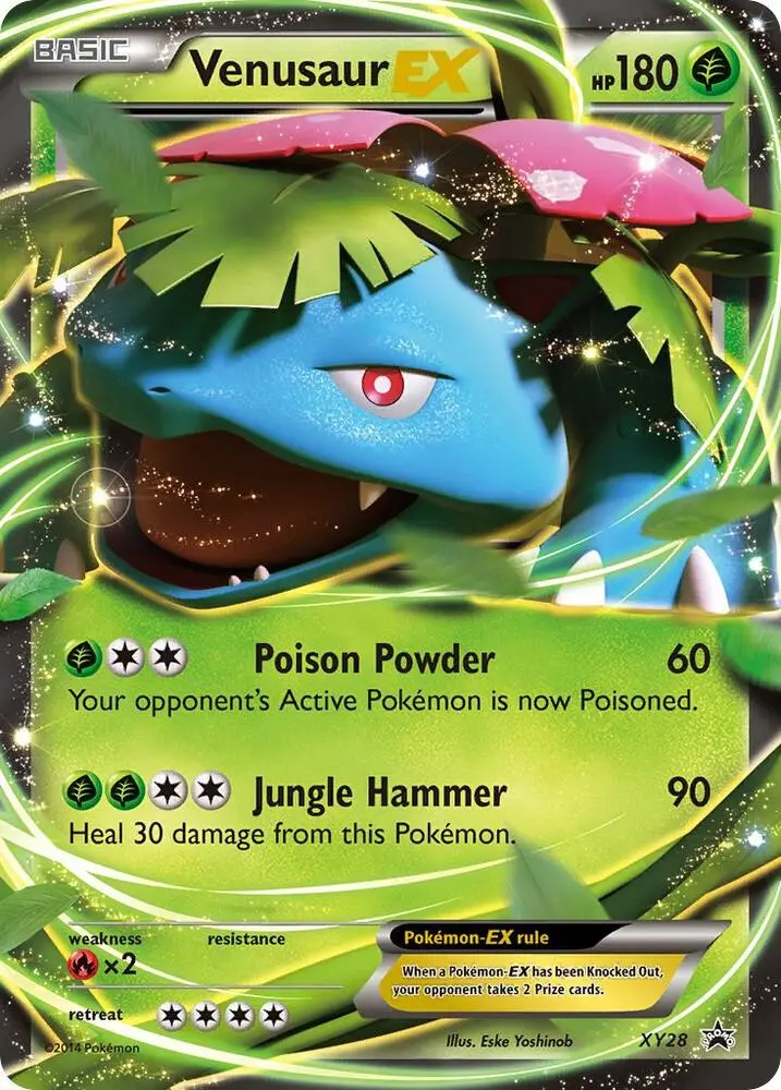 Venusaur EX, XY Black Star Promos XY28/211