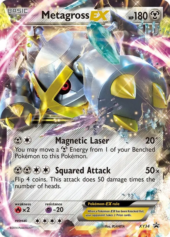 Metagross EX, XY Black Star Promos XY34/211