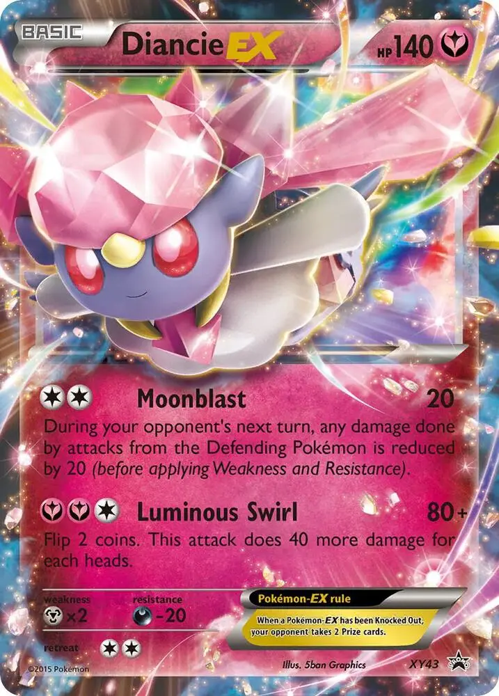Diancie EX, XY Black Star Promos XY43/211