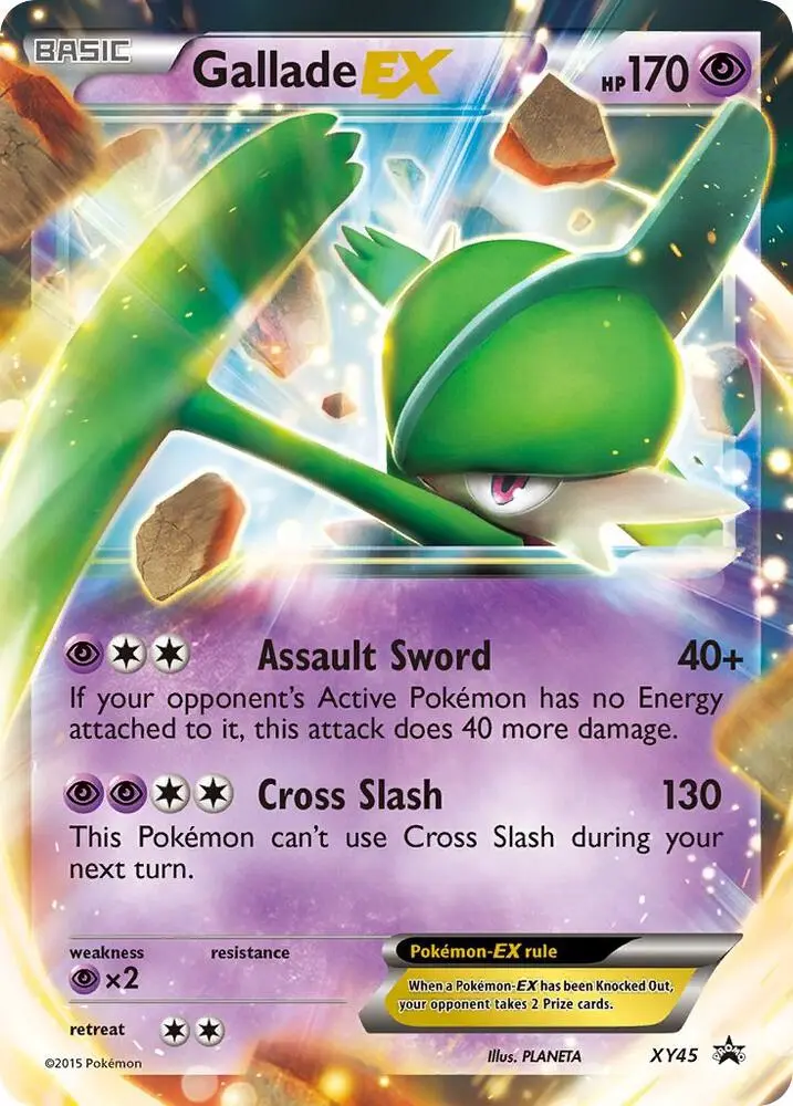 Gallade EX, XY Black Star Promos XY45/211
