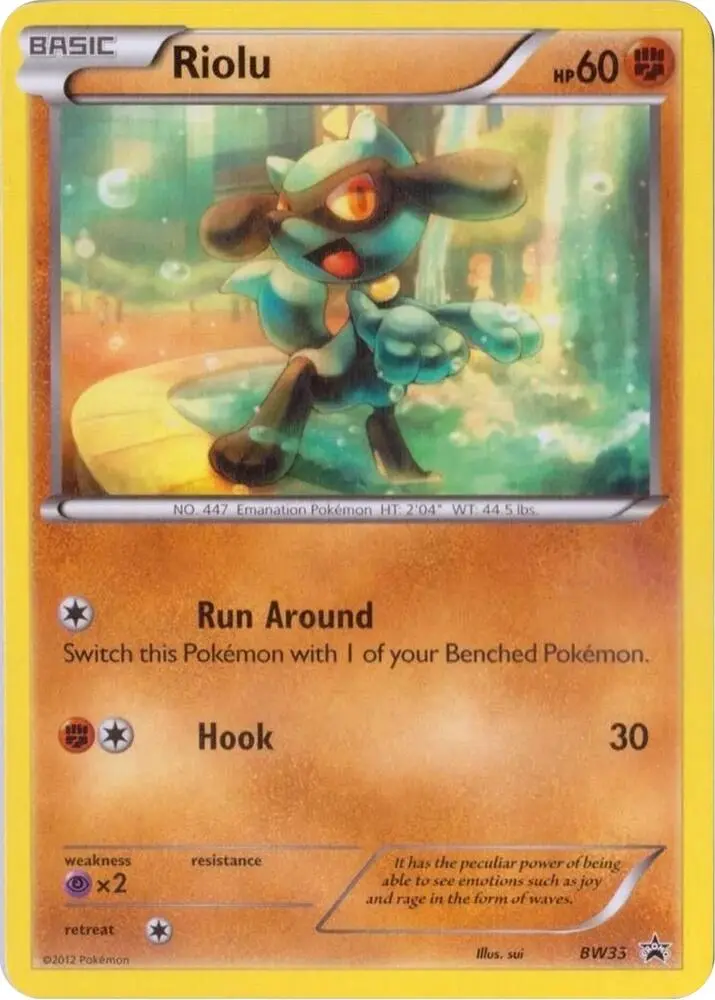 Riolu, BW Black Star Promos BW33