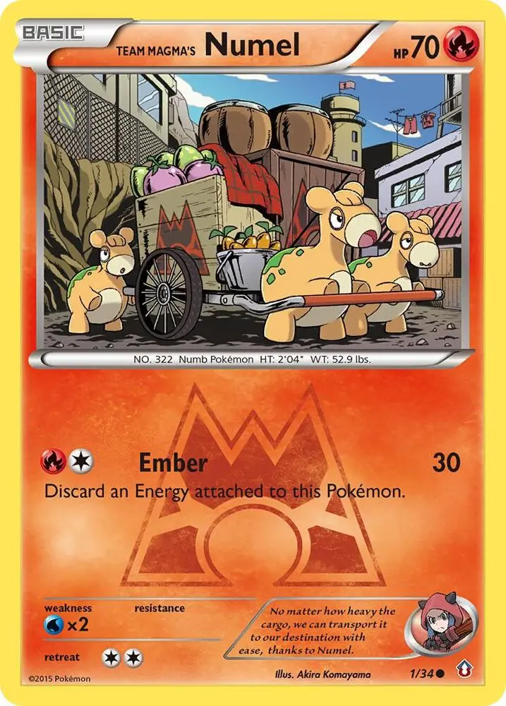 Team Magma's Numel, Double Crisis 1/34