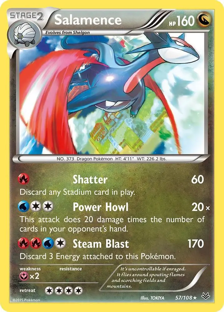 Salamence, Roaring Skies 57/108