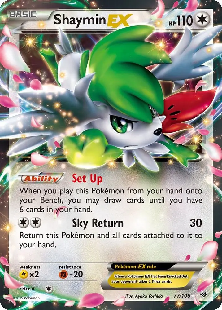 Shaymin EX, Roaring Skies 77/108
