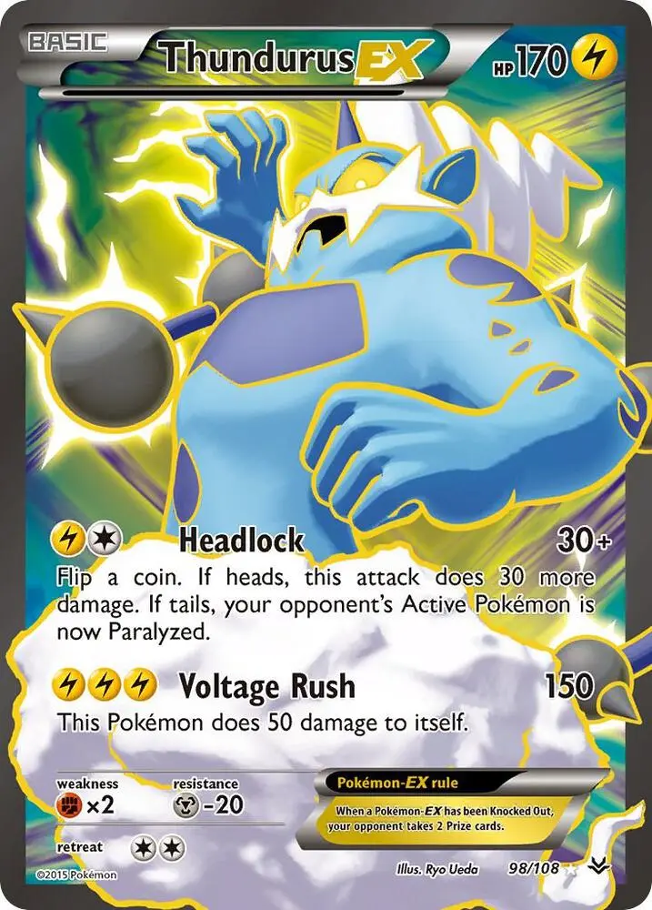 Thundurus EX, Roaring Skies 98/108