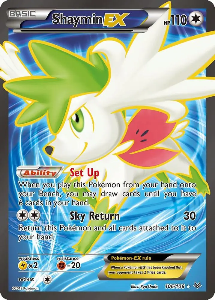 Shaymin EX, Roaring Skies 106/108