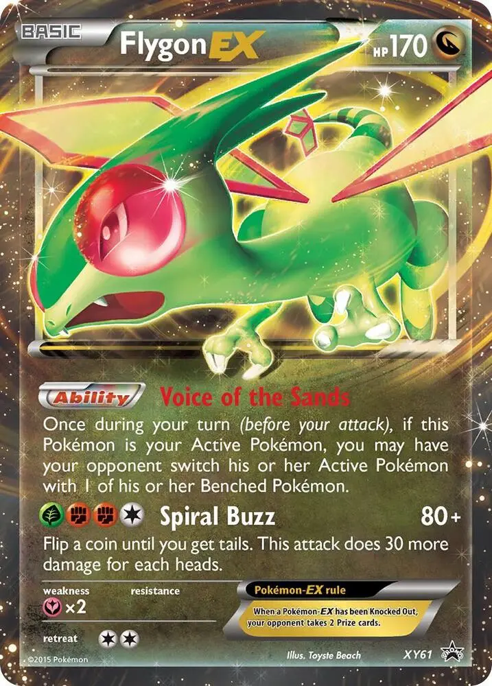 Flygon EX, XY Black Star Promos XY61/211