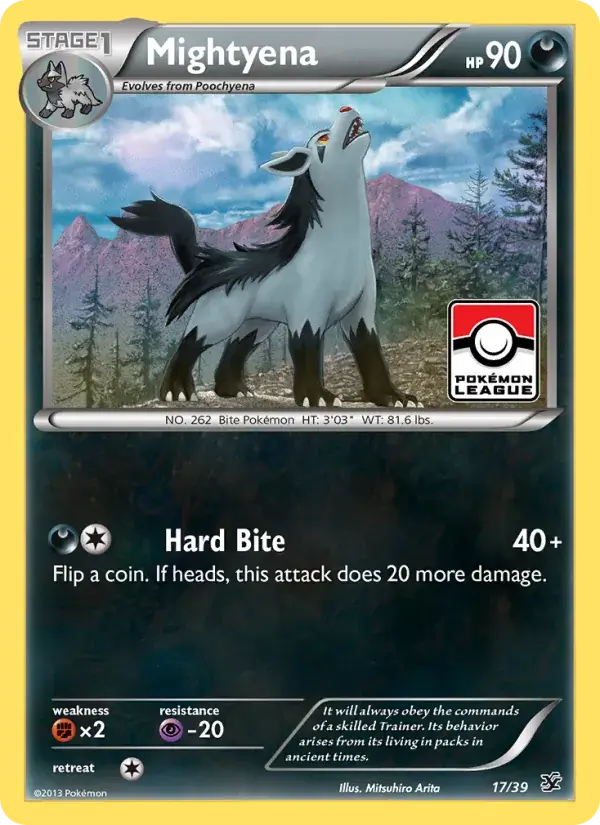 Mightyena, Kalos Starter Set 17/39