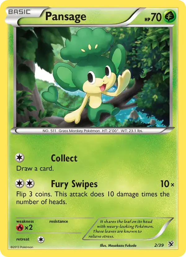 Pansage, Kalos Starter Set 2/39
