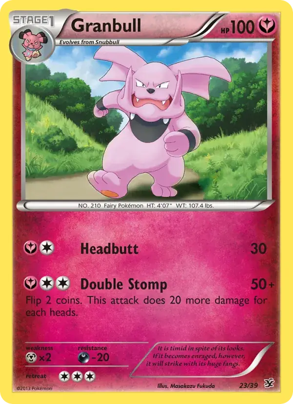 Granbull, Kalos Starter Set 23/39