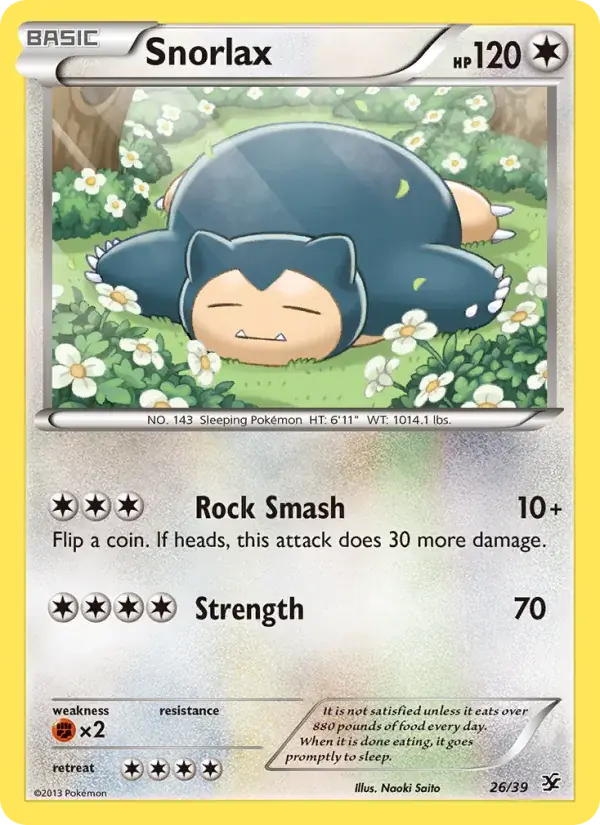 Snorlax, Kalos Starter Set 26/39