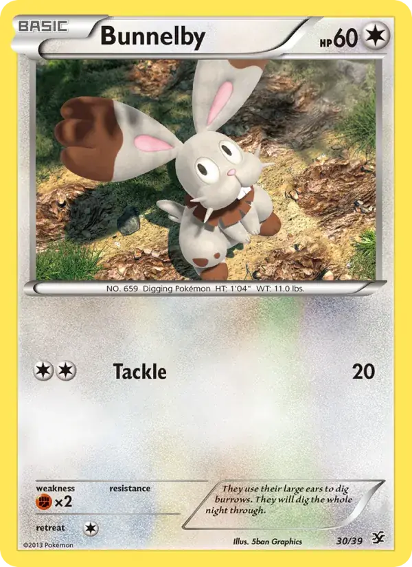 Bunnelby, Kalos Starter Set 30/39