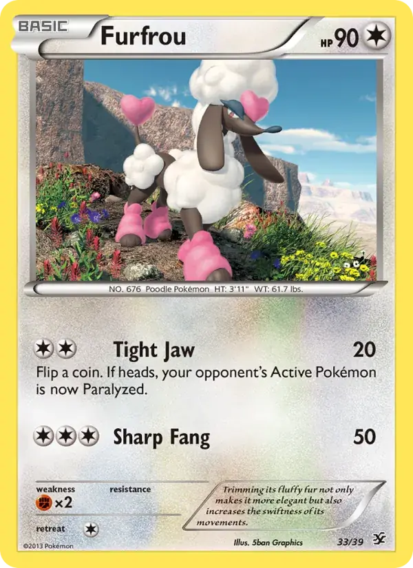 Furfrou, Kalos Starter Set 33/39