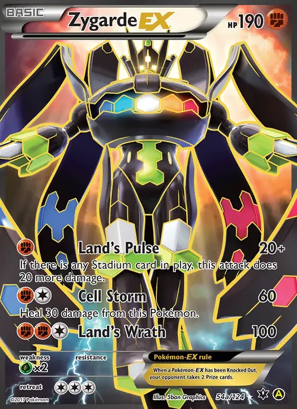 Zygarde EX, Fates Collide 54a/124