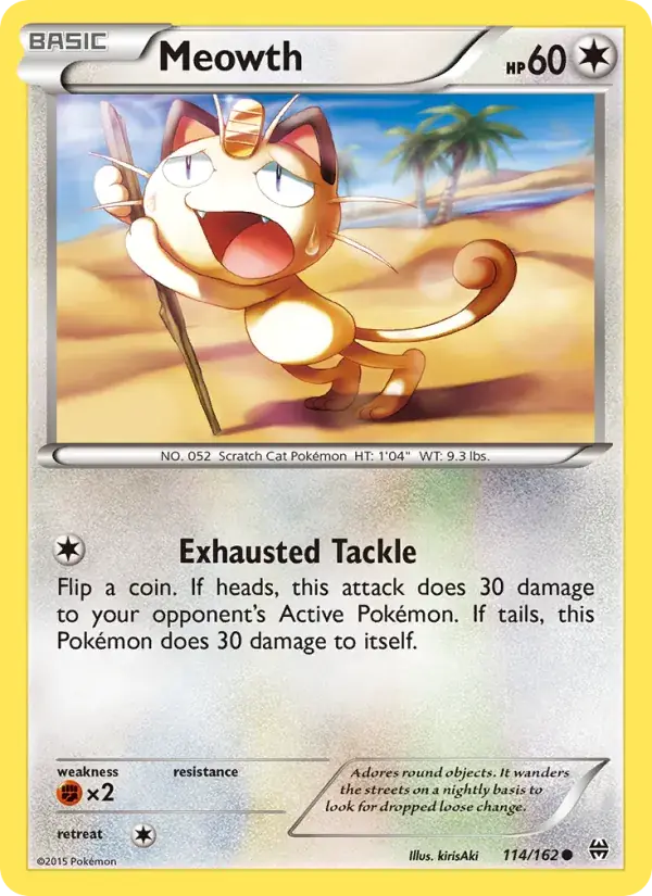Meowth, BREAKthrough 114/162