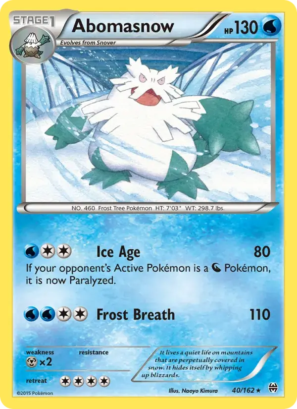 Abomasnow, BREAKthrough 40/162