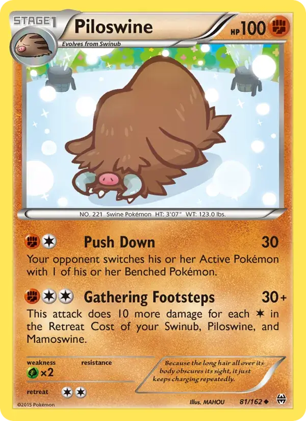 Piloswine, BREAKthrough 81/162