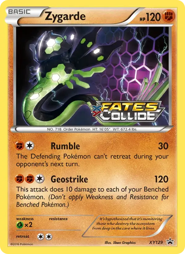 Zygarde, XY Black Star Promos XY129/211