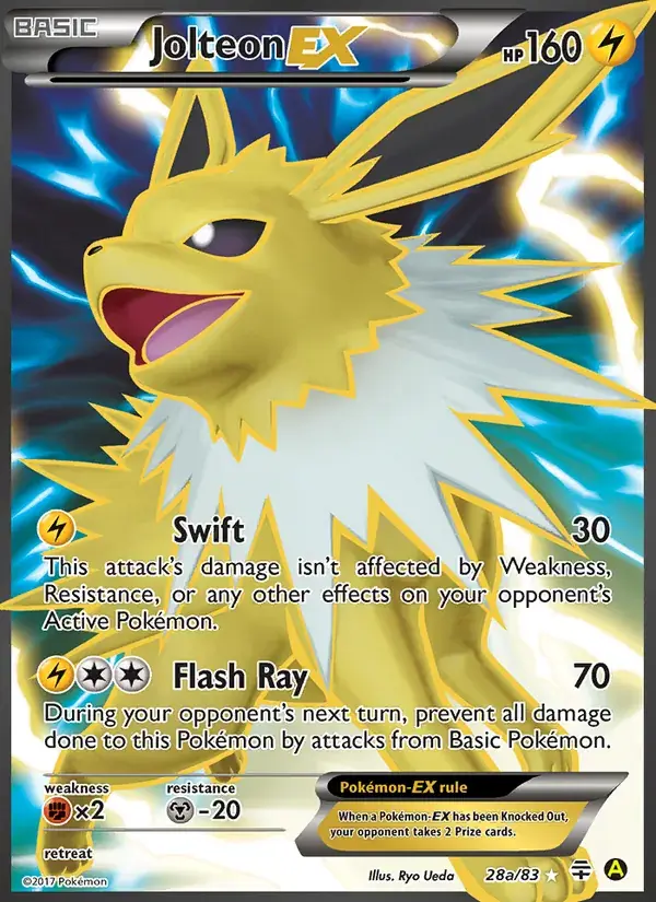 Jolteon-EX, Generations 28a/83