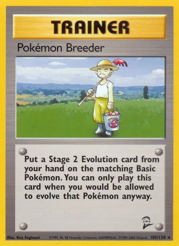 Pokémon Breeder, Base Set 2 105/130