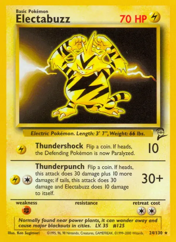 Electabuzz, Base Set 2 24/130