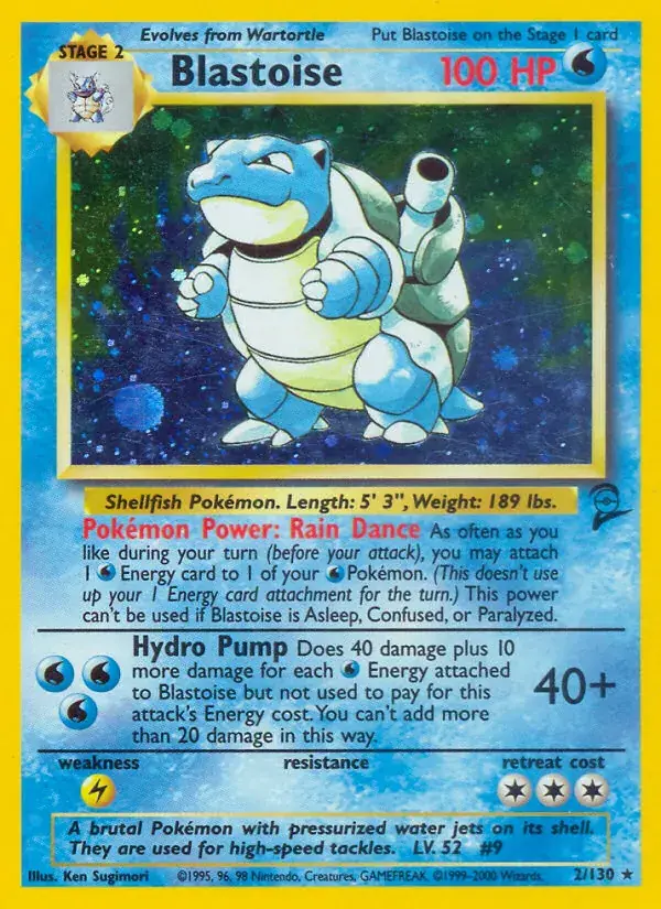 Blastoise, Base Set 2 2/130