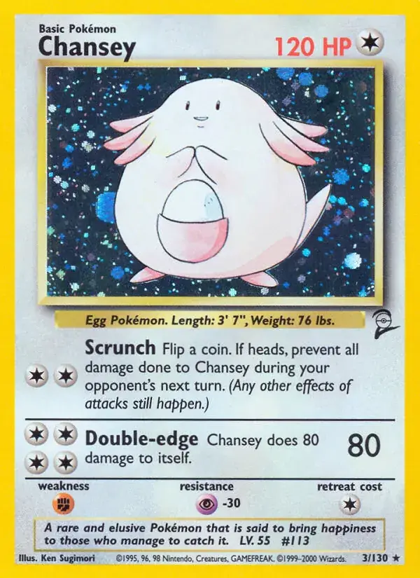 Chansey, Base Set 2 3/130