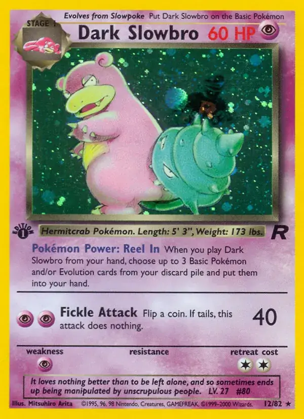 Dark Slowbro, Team Rocket 12/82