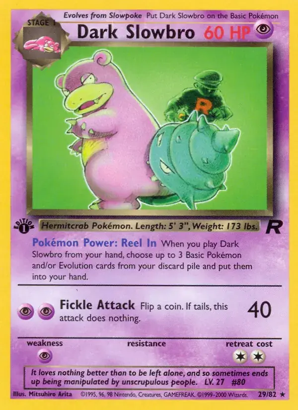 Dark Slowbro, Team Rocket 29/82