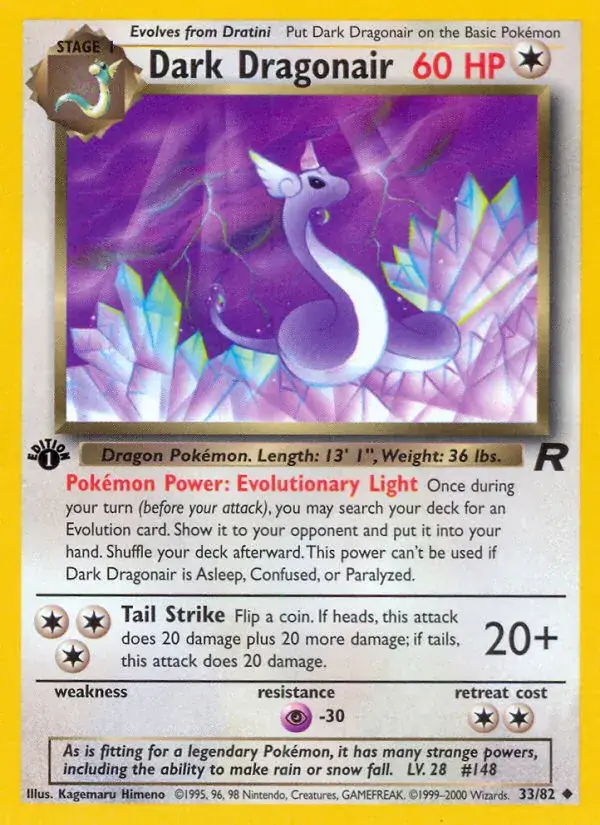 Dark Dragonair, Team Rocket 33/82