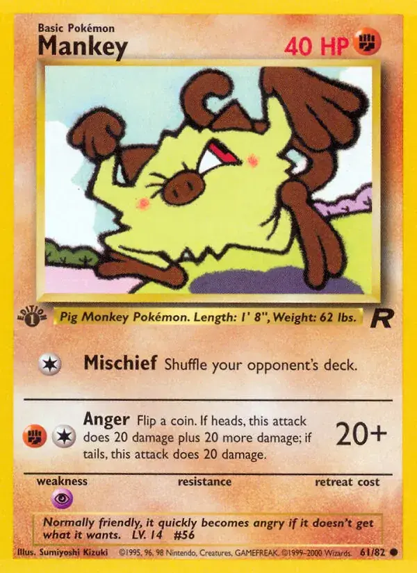 Mankey, Team Rocket 61/82