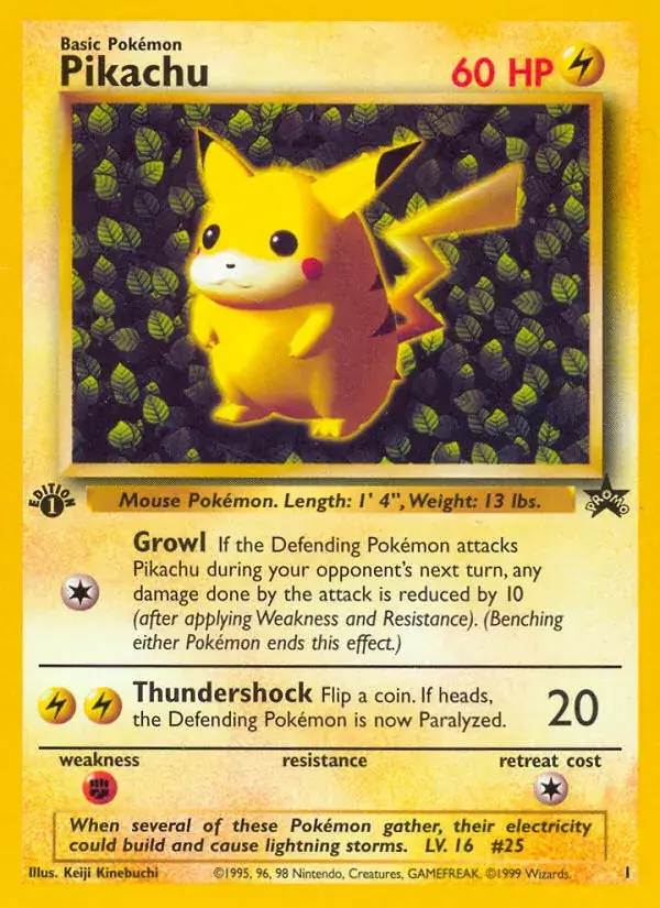 Pikachu, Wizards Black Star Promos 1/53