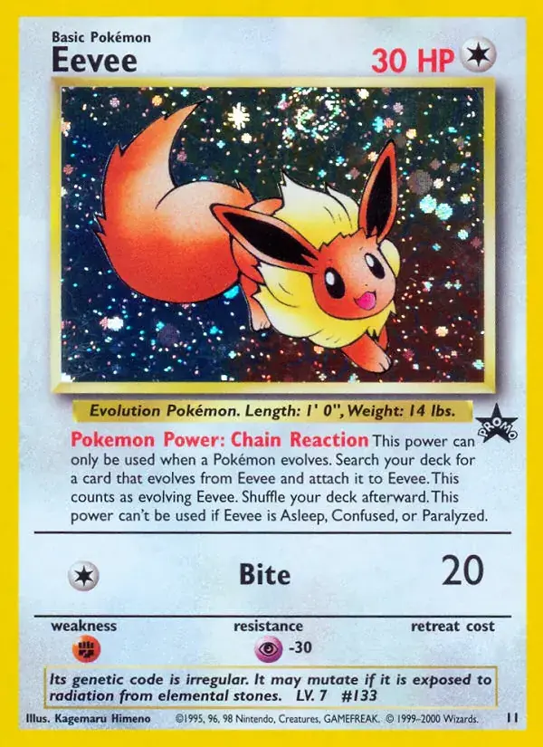 Eevee, Wizards Black Star Promos 11/53
