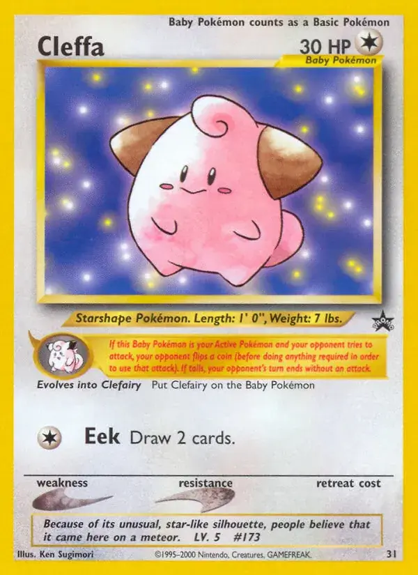 Cleffa, Wizards Black Star Promos 31/53