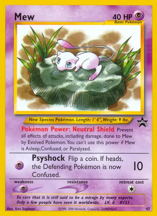 Mew, Wizards Black Star Promos 47/53