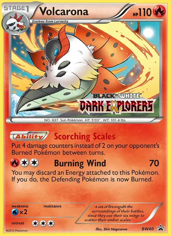 Volcarona, BW Black Star Promos BW40/101